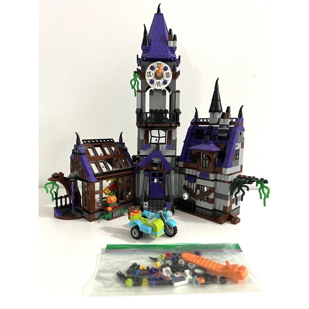 Lego Scooby-Doo Mystery Mansion 75904 & Mystery Machine 75902 NO FIGS Incomplete